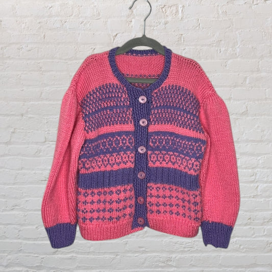 Handmade Chunky Knit Cardigan (4-5)