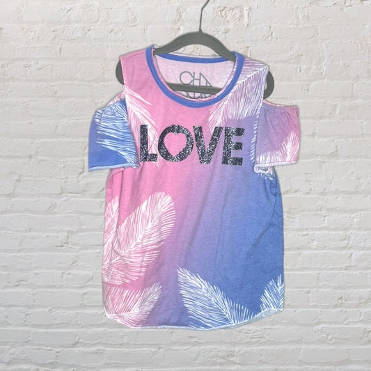 Chase Cold-Shoulder 'Love' T-Shirt (10)