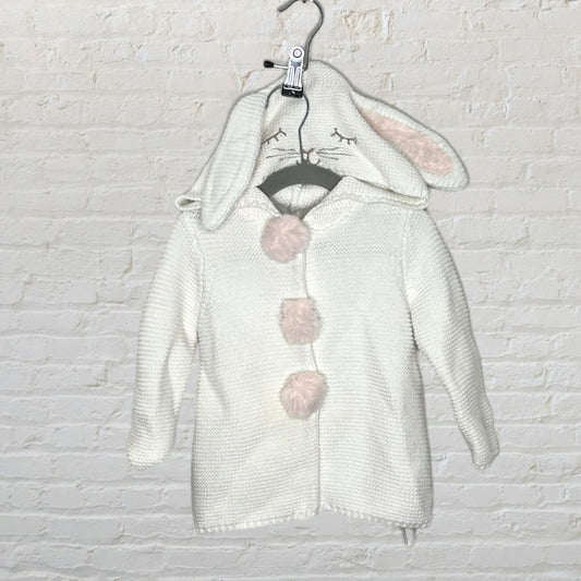 Max Studio Knit Bunny Hoodie (18M)