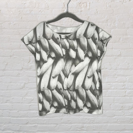 Popupshop Grayscale Bananas T-Shirt (5-6)