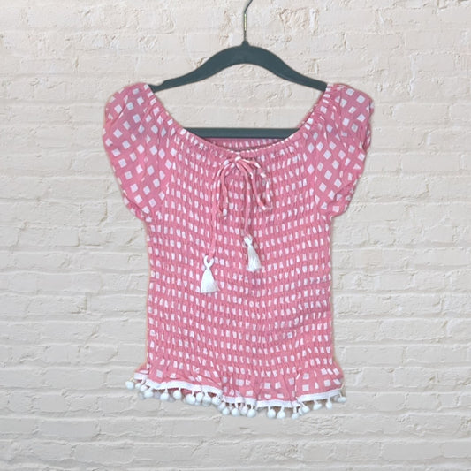 Beth & Tracie Smocked Grid T-Shirt (6)