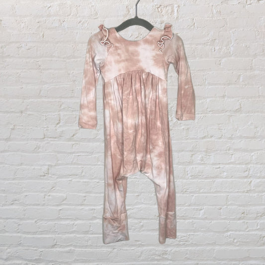 Bella's Babes + Co. Tie-Dye Harem Ruffle Romper (18-2)