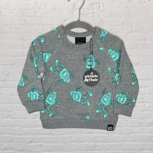 Whistle & Flute Robot Sweater (6-12)