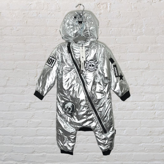 Nununu Patched Metallic Overall (12-18)