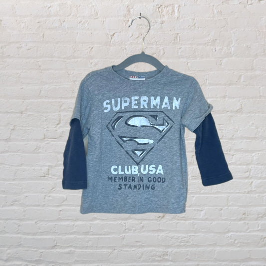 Gap x Junk Food Superman Long-Sleeved T-Shirt - 18-24