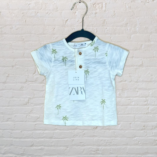 Zara Palm Tree T-Shirt - 3-6