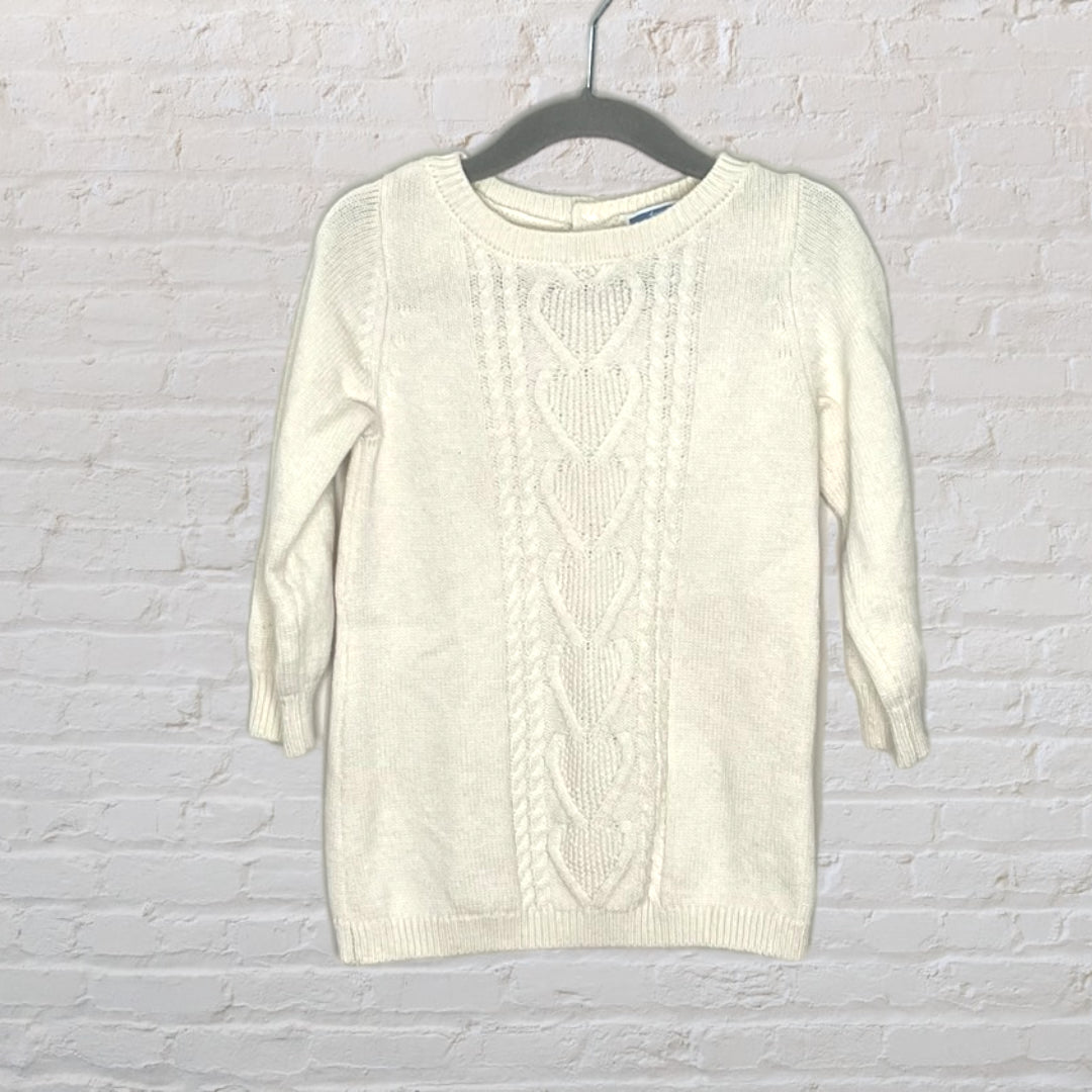 Jacadi Cable Knit Sweater Dress (24M)