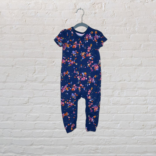 Cat & Jack Floral Ruffle Romper - 18M