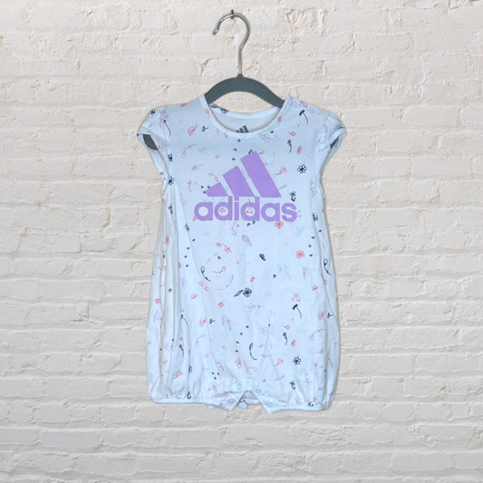 Adidas Patterned Bubble Romper (18M)