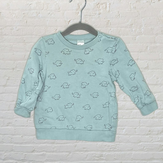 H&M Elephant Print Sweater (12M)