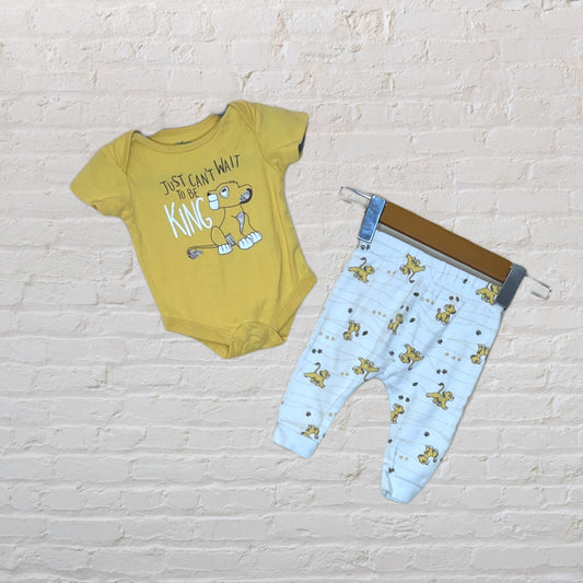 'Just Can't Wait To Be King' Baby Simba Set - 6M