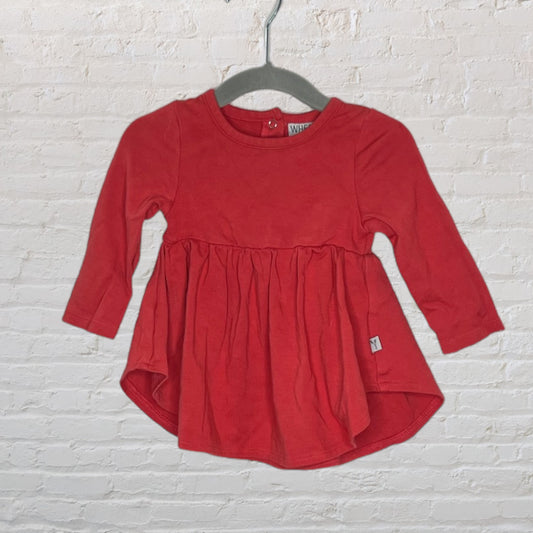 Wheat Long-Sleeved Dress (6M)