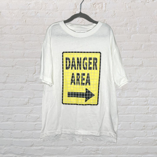 Zara 'Danger Area' T-Shirt (9)