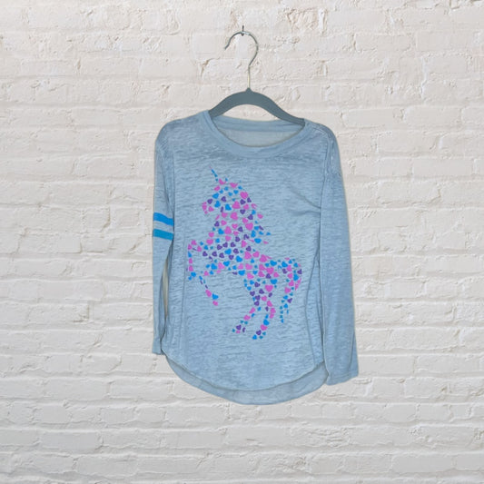 Chaser Heart Unicorn Lightweight Long-Sleeve - 5T