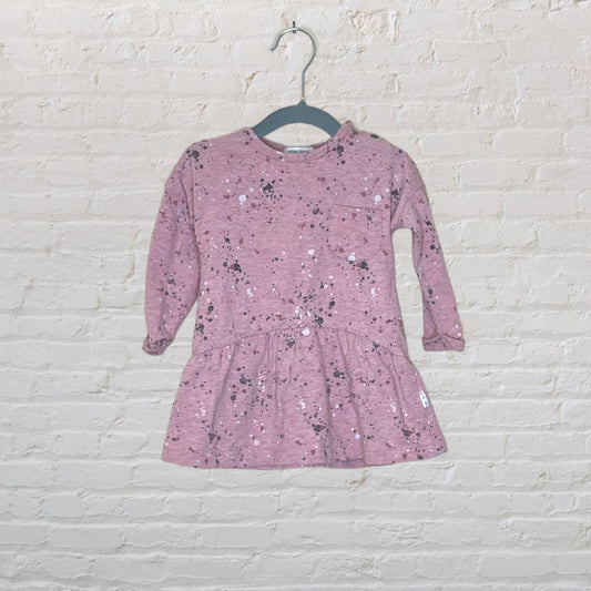 Miles Paint Splatter Dress - 12M