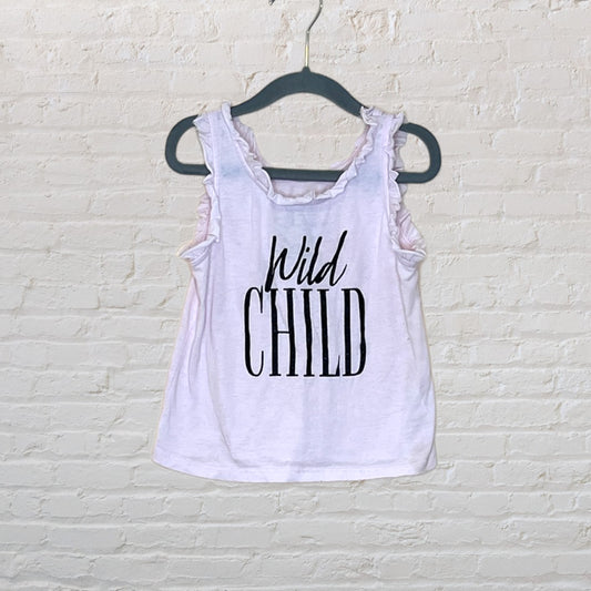 'Wild Child' Ruffle Tank - 4T