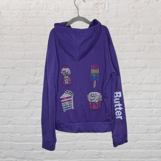 Butter Embellished Sweet Treats Hoodie (8-10)