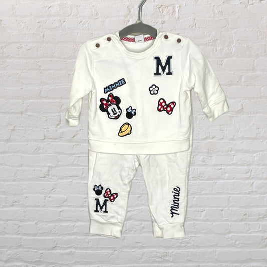 Next UK x Disney Patched Minnie Jogger Set (3-6)