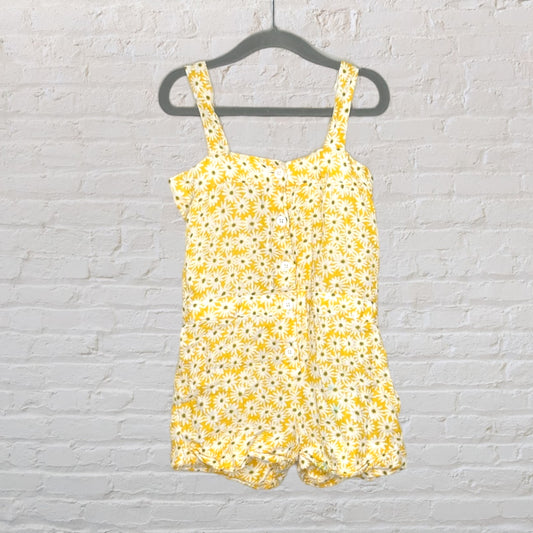 Bonton Muslin Daisy Romper (4T)