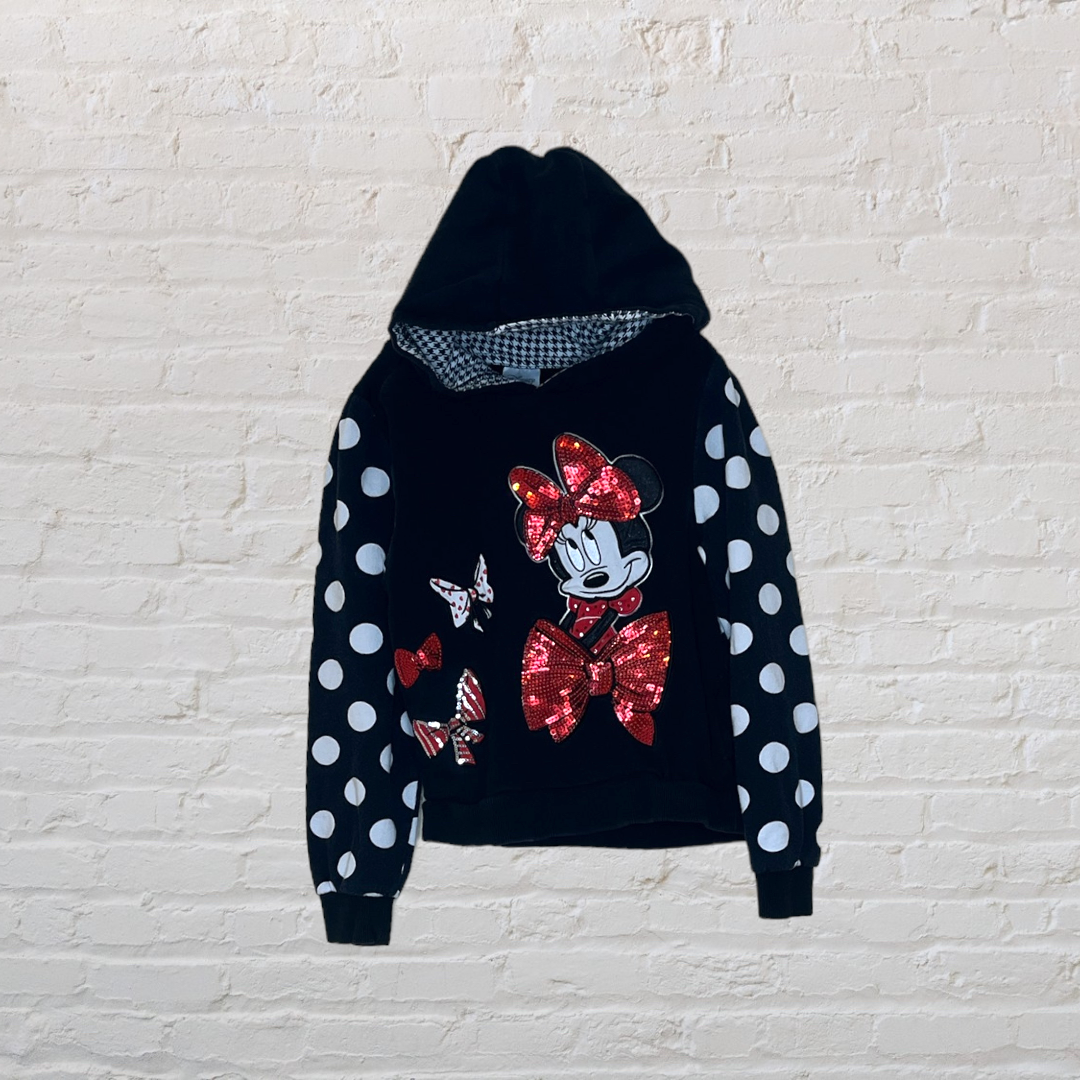 Disney Sequin Bows Minnie Hoodie (7-8)