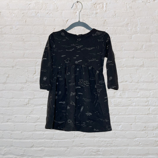 Organic Cotton Ocean Life Dress - 2T