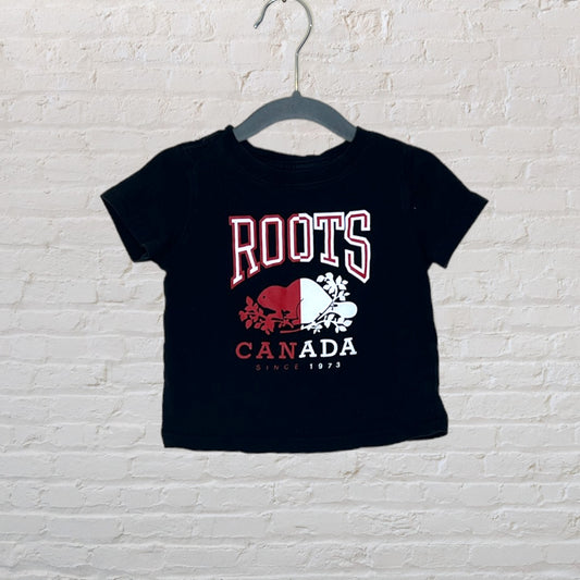 Roots Colour Block Logo T-Shirt (6-12)