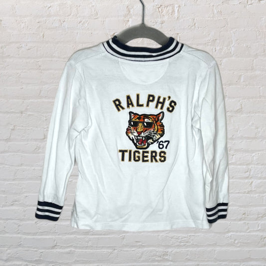 Ralph Lauren 'Ralph's Tigers' Polo Long-Sleeve (18M)