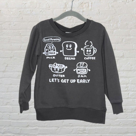 Unknown Brand 'Let's Get Up Early' Sweater (4T)