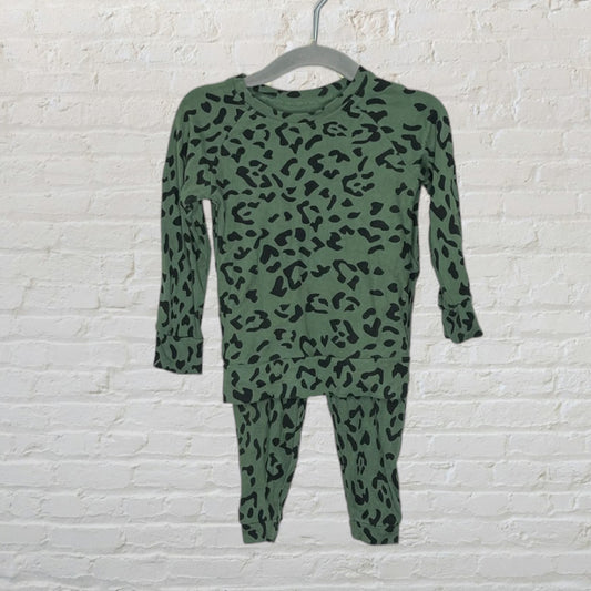 Kyte Baby Bamboo Hunter Leopard Jogger Set (18-24)