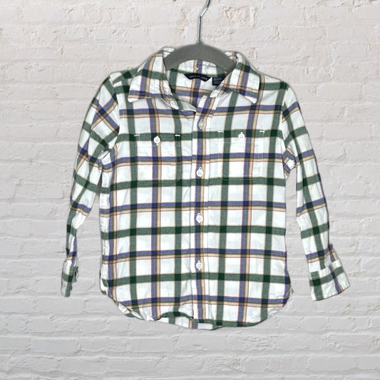 Janie and Jack Plaid Flannel Shirt (18-24)