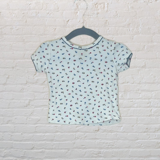 Ribbed Floral T-Shirt - 12M