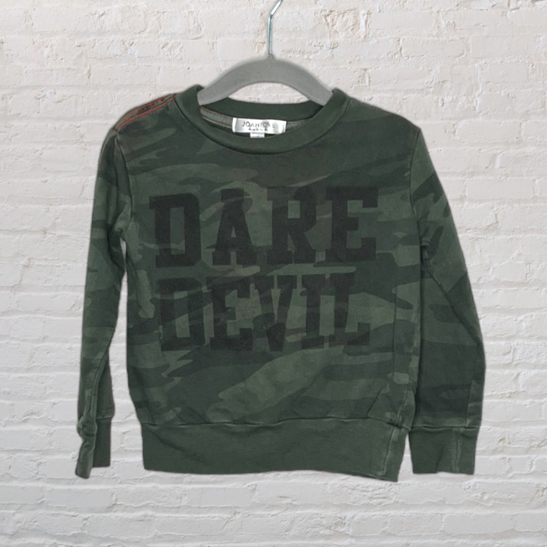 Joah Love Camo 'Daredevil' Sweater (2T)