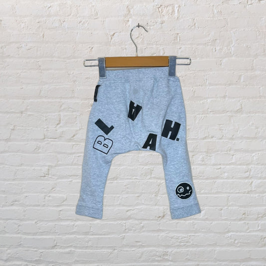 Loud Apparel 'BLAH' Harem Pants - 18M