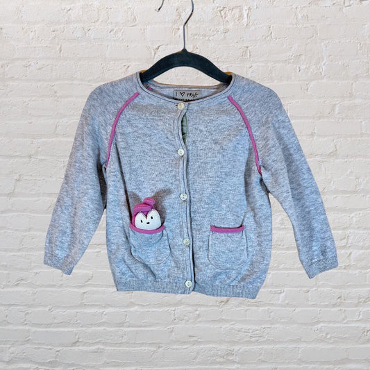 Next Cardigan With Pocket Bunny (9-12)