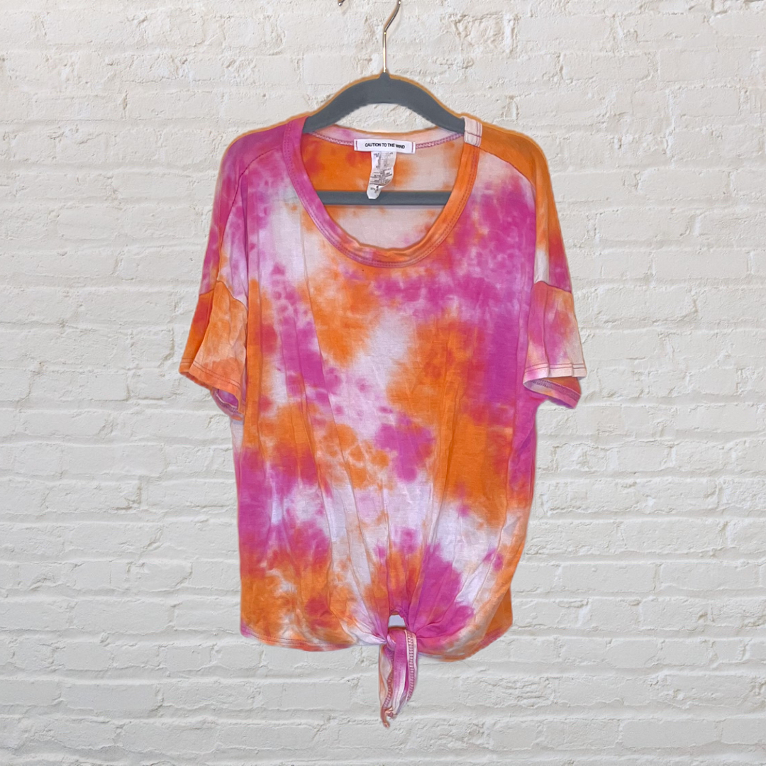 Caution To The Wind Slouchy Tie-Dye T-Shirt (10)