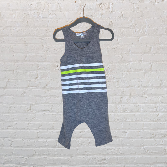 Joah Love Striped Romper (3-6)*