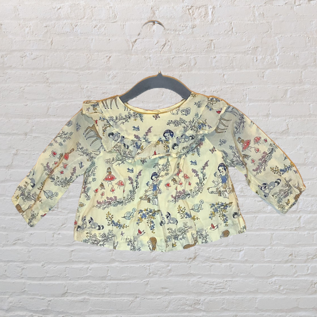 Gap x Disney Snow White Ruffle Long-Sleeve (3-6)