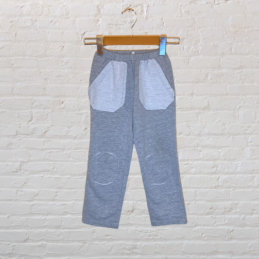 Oh Baby! Ribbed Knee-Patch Pants (4T)