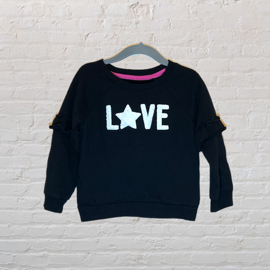 Epic Threads "Love" Ruffle Sweater (3T)