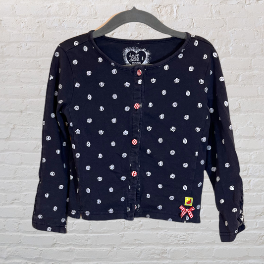 Deux Par Deux Button-Up Cardigan (4T)