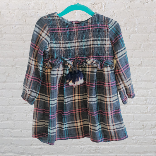 Zara Plaid Ruffle Dress (4T)