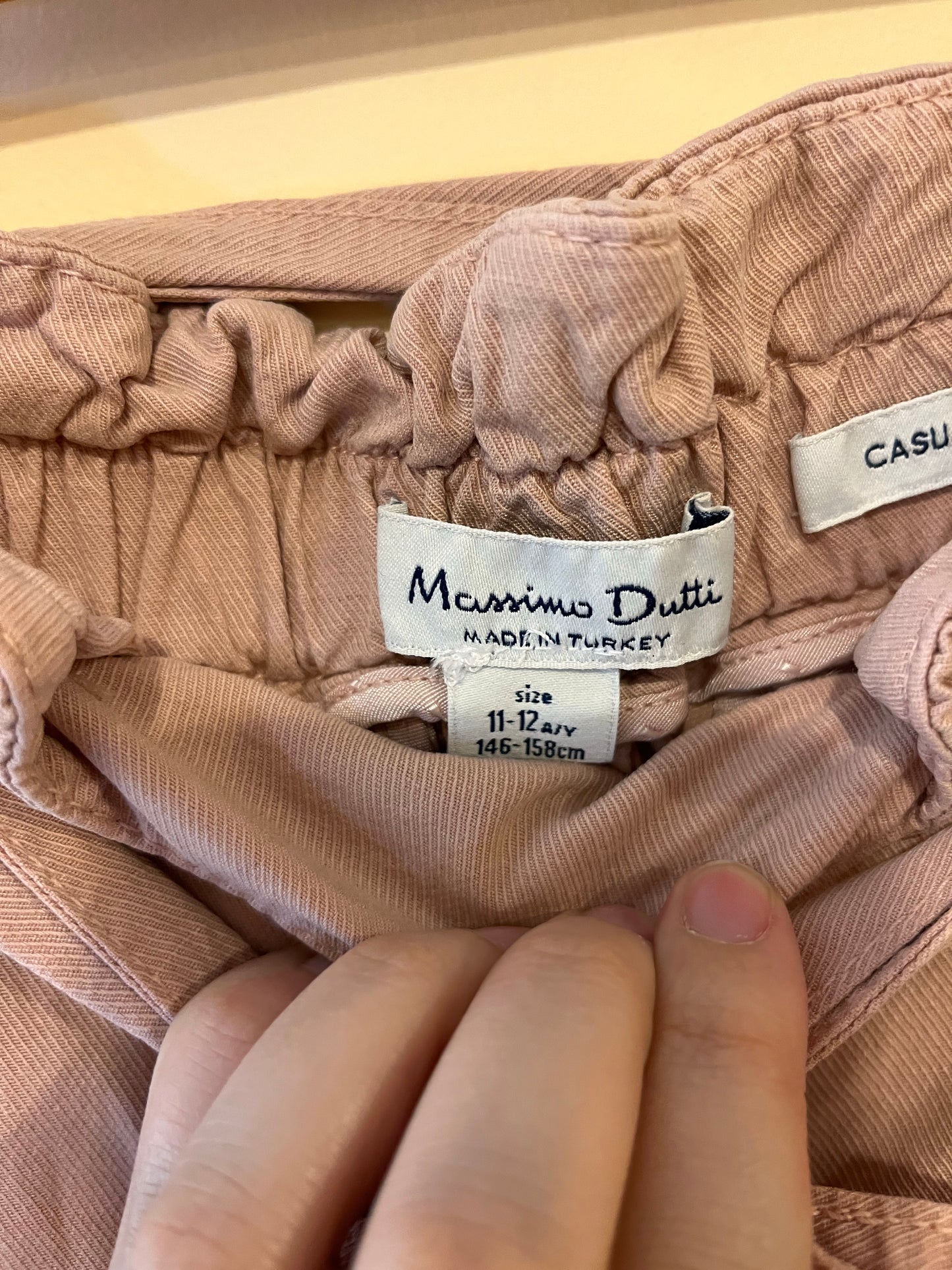 Massimo Dutti Paperbag Waist Shorts (11-12)