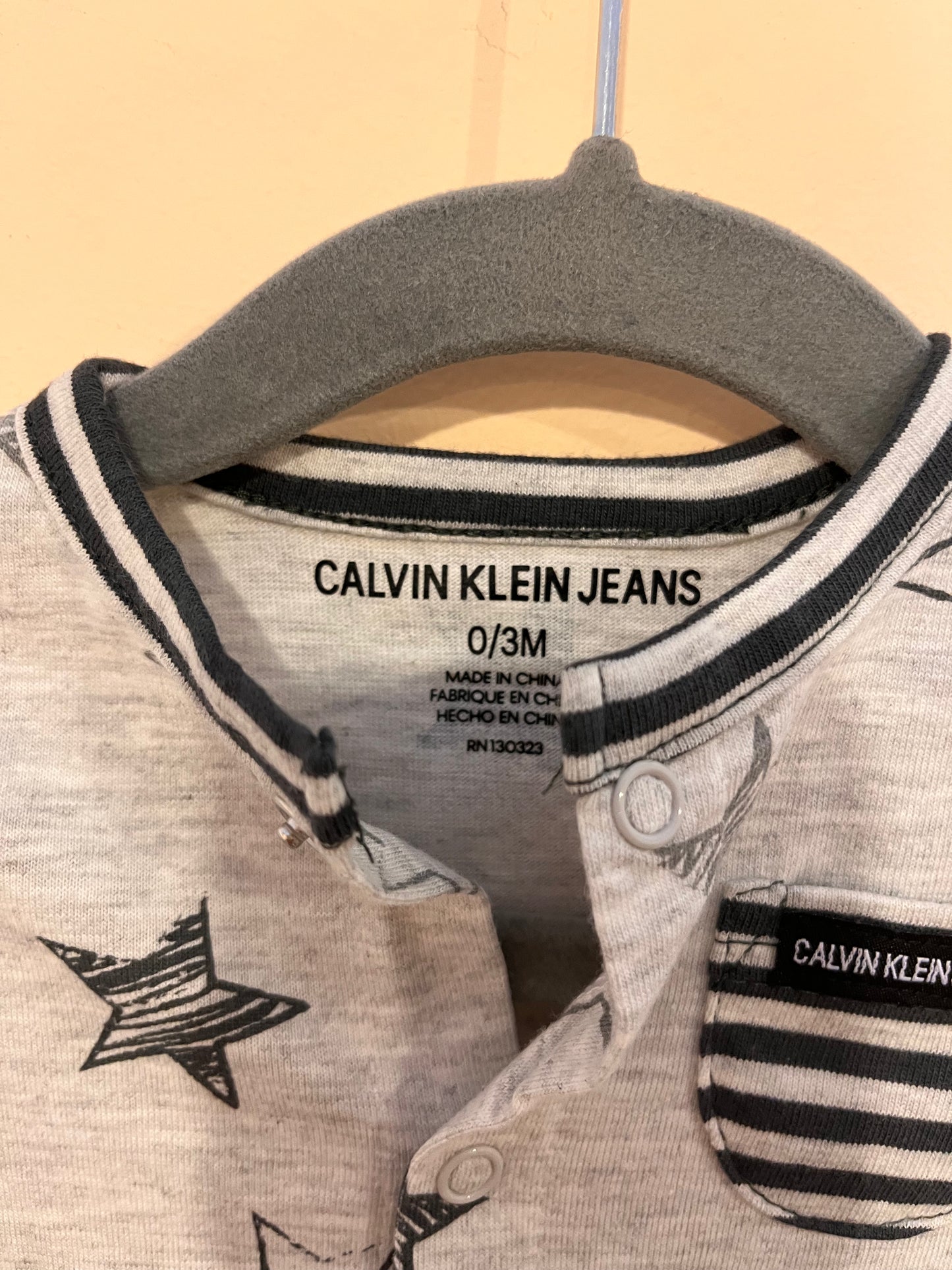 Calvin Klein Two-Piece Stars & Stripes Set (0-3)