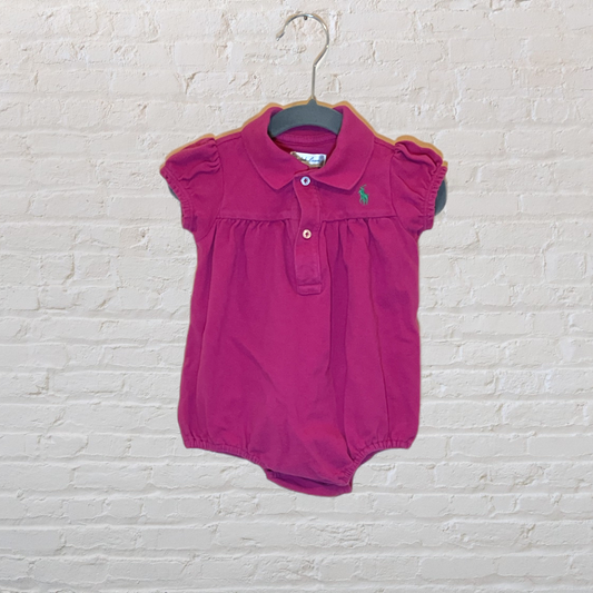 Ralph Lauren Knit Bubble Romper (9M)